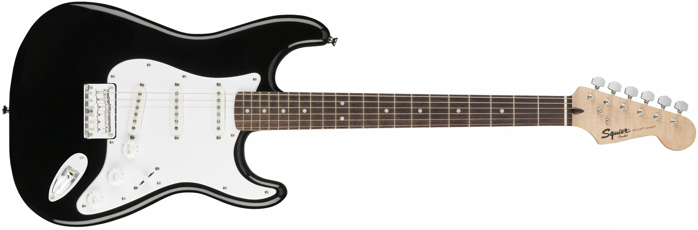 Squier Bullet Stratocaster Ht Sss Rw - Black - Guitare Électrique Forme Str - Main picture