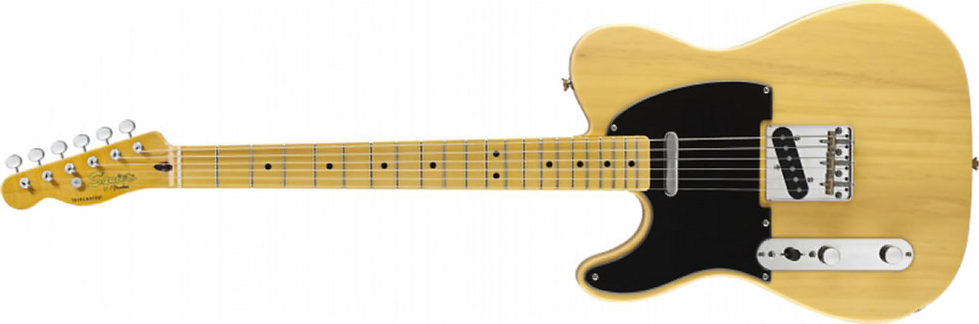 Squier Classic Vibe Telecaster '50s Lh Gaucher Mn - Butterscotch Blonde - Guitare Électrique Gaucher - Main picture