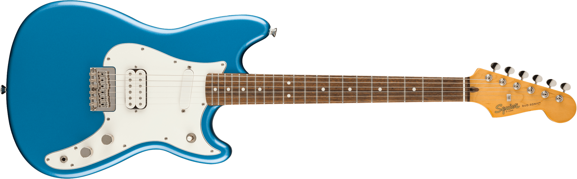 Squier Duo-sonic Hs Classic Vibe Shsc Ht Lau - Lake Placid Blue - Guitare Électrique RÉtro Rock - Main picture