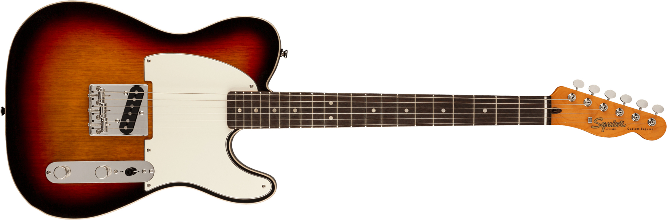 Squier Esquire Tele '60s Custom Classic Vibe Fsr Ltd Lau - 3 Color Sunburst - Guitare Électrique Forme Tel - Main picture