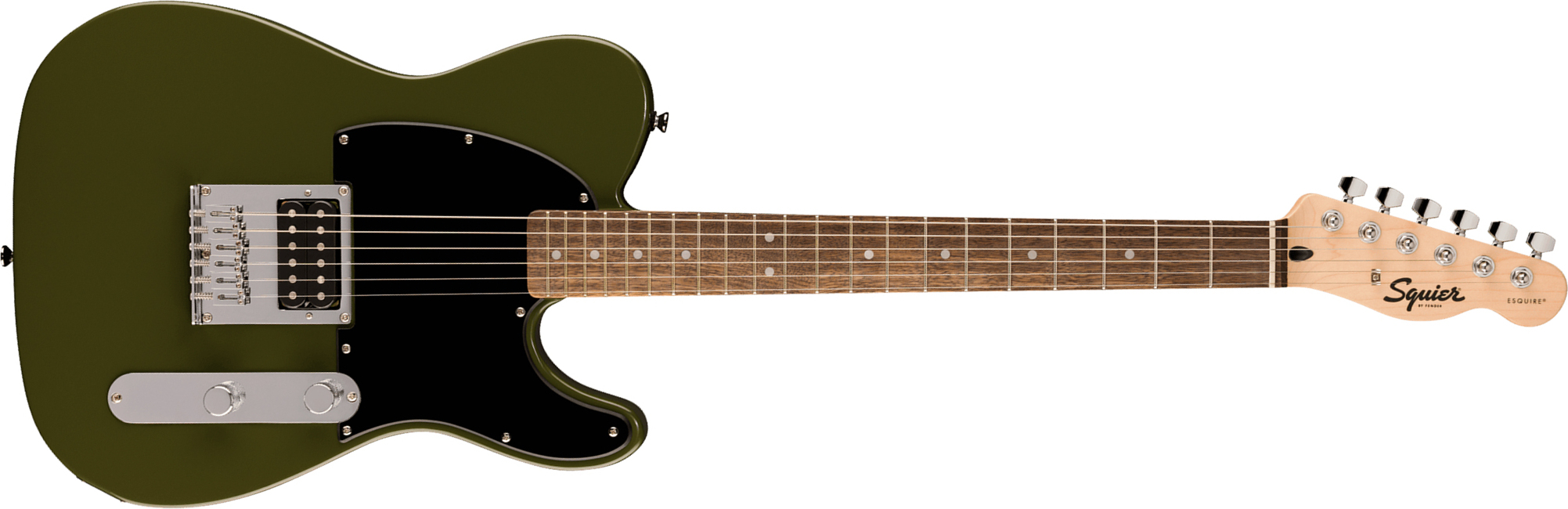Squier Esquire / Tele H Sonic 1h Ht Mn - Olive - Guitare Électrique Forme Str - Main picture