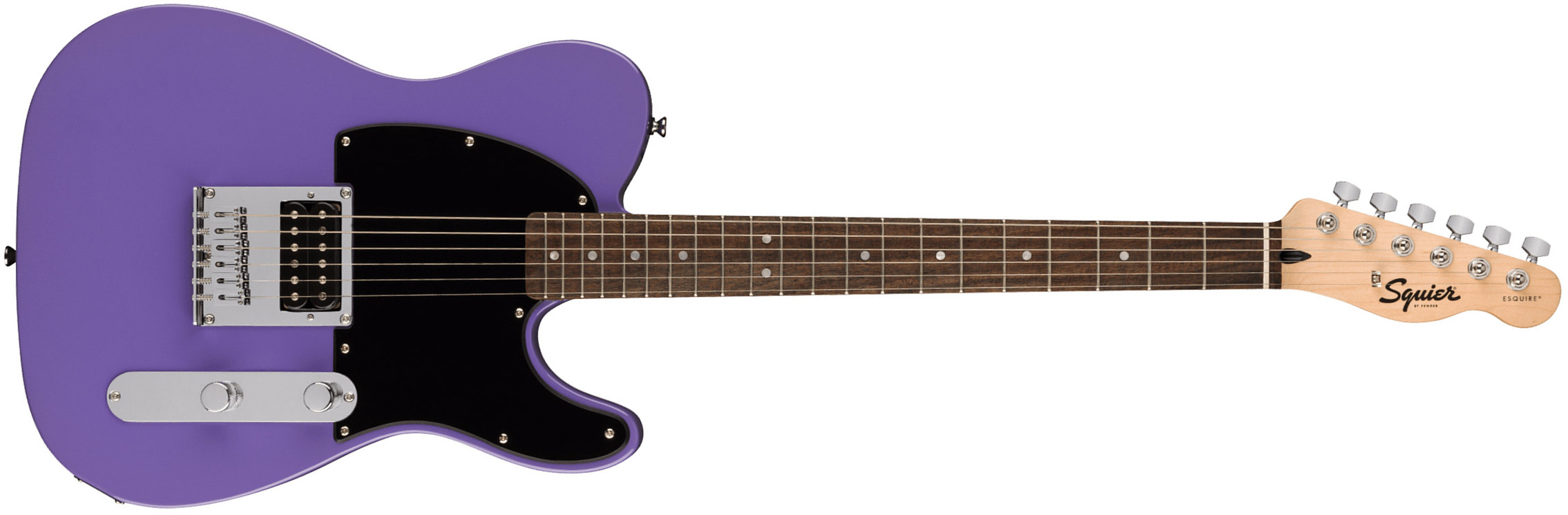 Squier Esquire/tele Sonic H Ht Lau - Ultraviolet - Guitare Électrique Forme Tel - Main picture