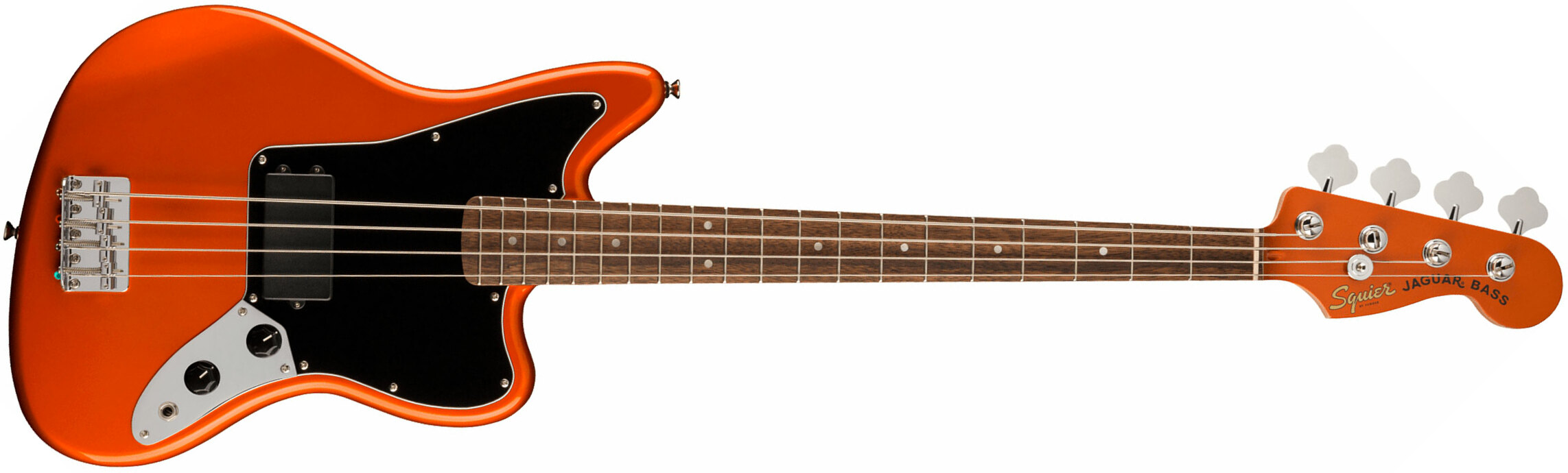 Squier Jaguar Bass H Affinity Fsr Lau - Metallic Orange - Basse Électrique Solid Body - Main picture