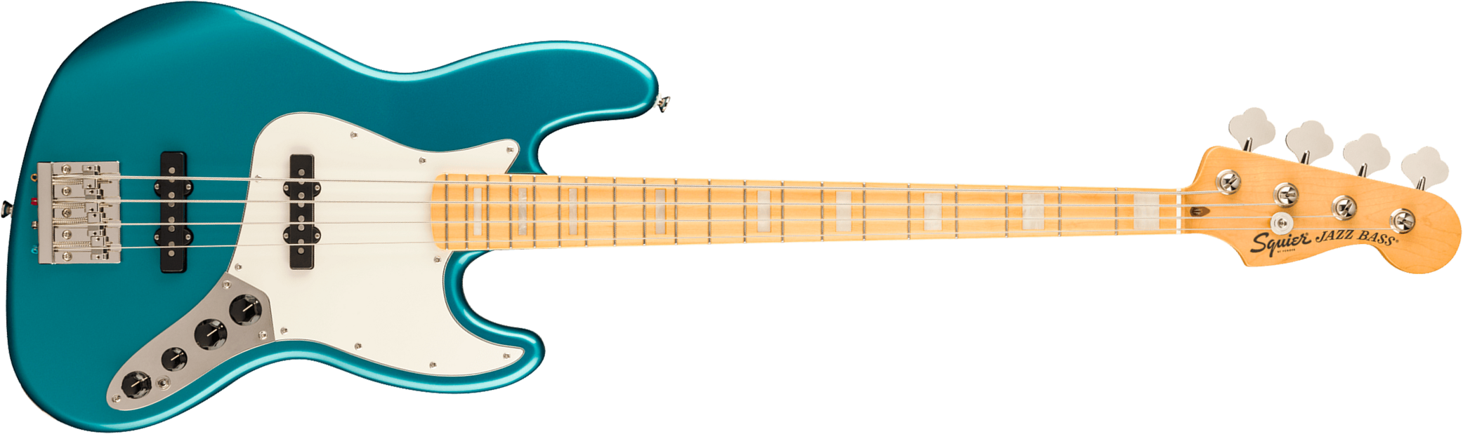 Squier Jazz Bass 70s Active Classic Vibe Mn - Ocean Turquoise - Basse Électrique Solid Body - Main picture