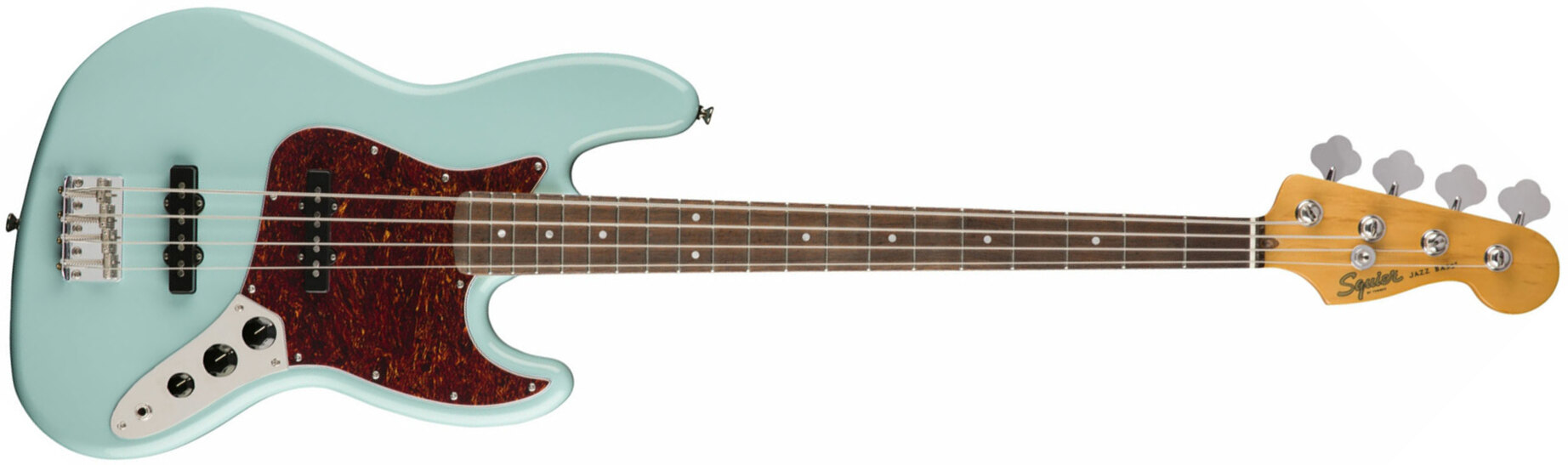 Squier Jazz Bass Classic Vibe 60s 2019 Lau - Daphne Blue - Basse Électrique Solid Body - Main picture