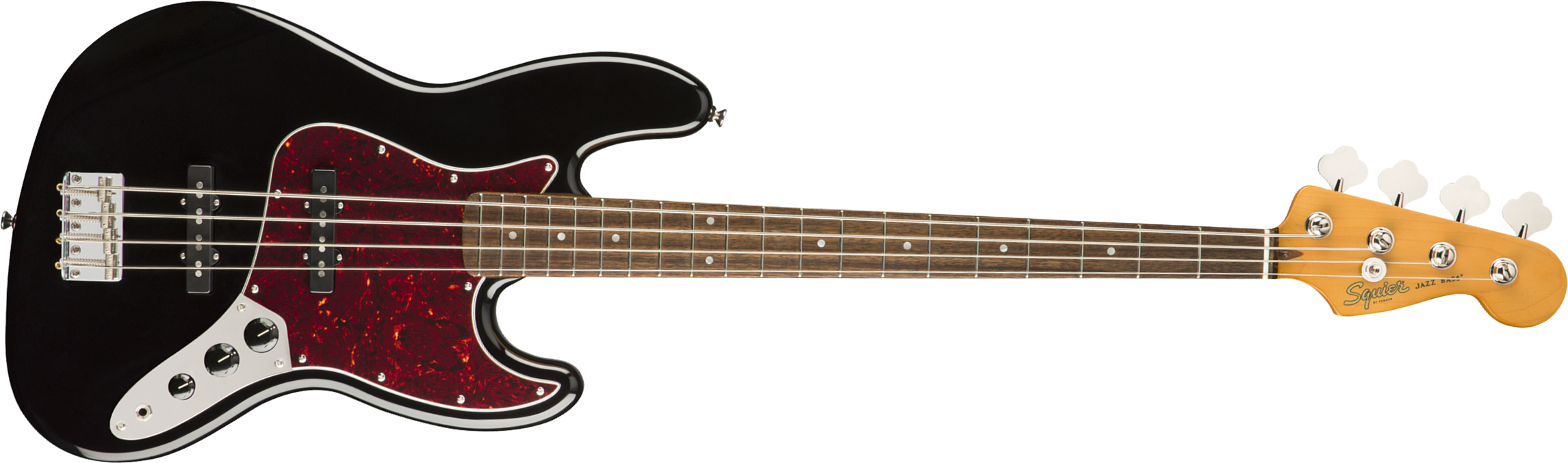 Squier Jazz Bass Classic Vibe 60s 2019 Lau - Black - Basse Électrique Solid Body - Main picture