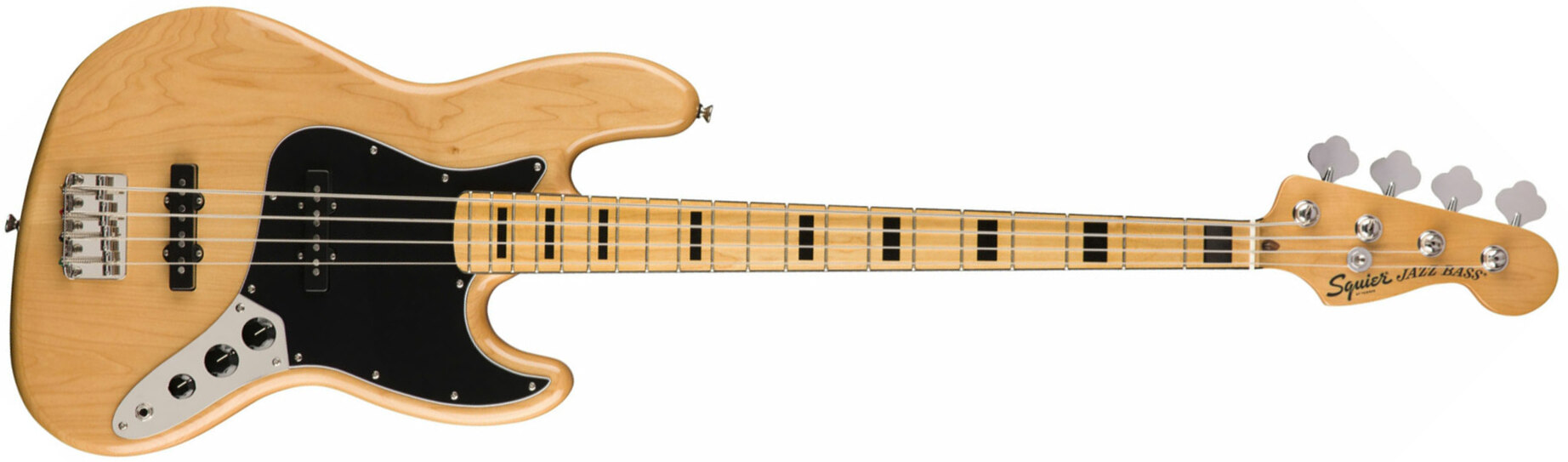Squier Jazz Bass Classic Vibe 70s 2019 Mn - Natural - Basse Électrique Solid Body - Main picture