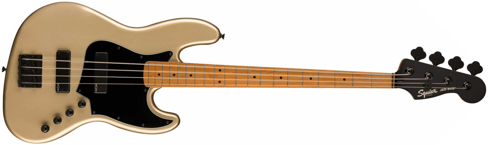 Squier Jazz Bass Contemporary Active Hh Mn - Shoreline Gold - Basse Électrique Solid Body - Main picture