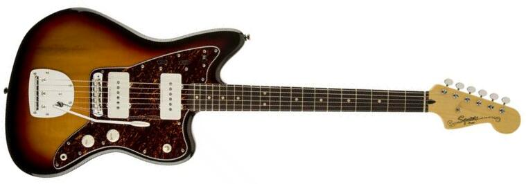 Squier Jazzmaster Classic Vibe 60s 2019 Lau - 3-color Sunburst - Guitare Électrique RÉtro Rock - Main picture