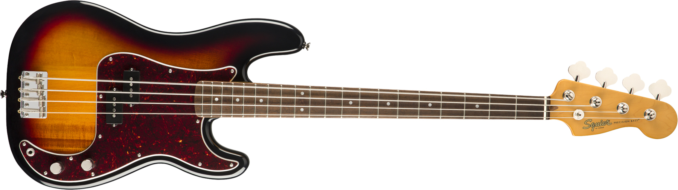 Squier Precision Bass Classic Vibe 60s 2019 Lau - 3-color Sunburst - Basse Électrique Solid Body - Main picture