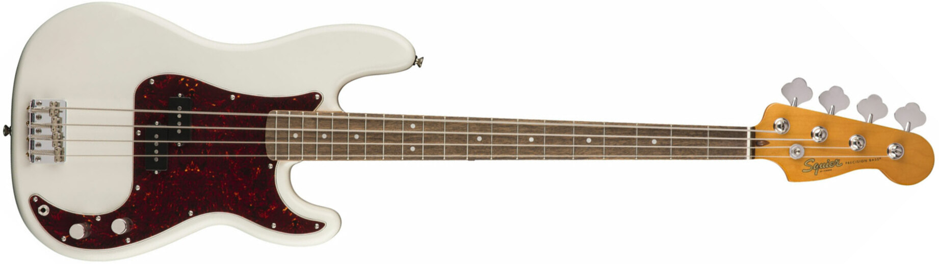 Squier Precision Bass Classic Vibe 60s 2019 Lau - Olympic White - Basse Électrique Solid Body - Main picture