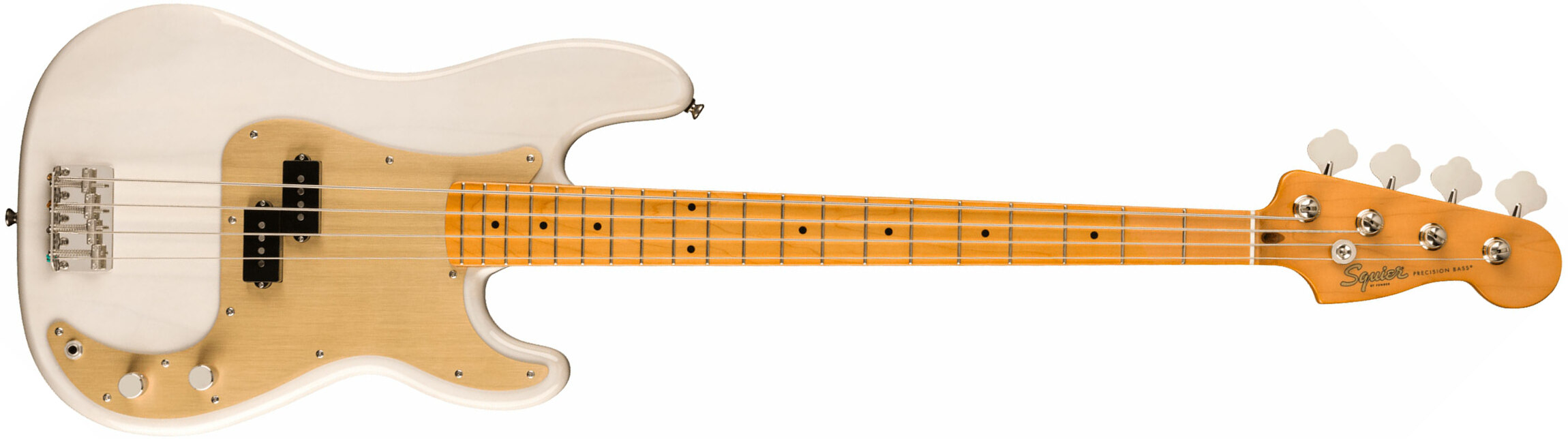 Squier Precision Bass Late '50s Classic Vibe Fsr Ltd Mn - White Blonde - Basse Électrique Solid Body - Main picture