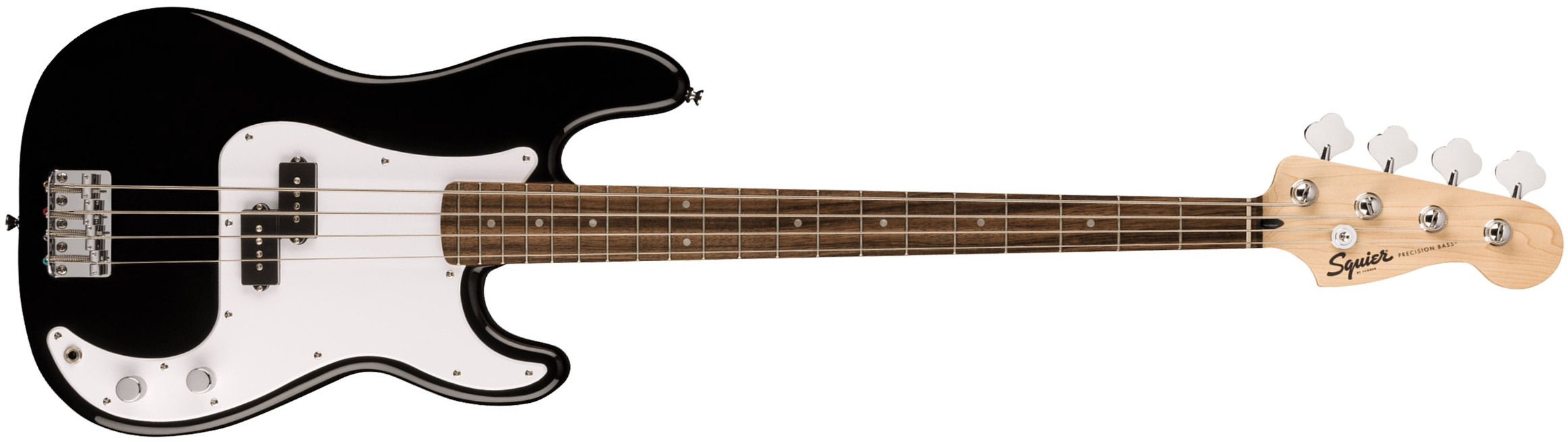 Squier Precision Bass Sonic Lau - Black - Basse Électrique Solid Body - Main picture