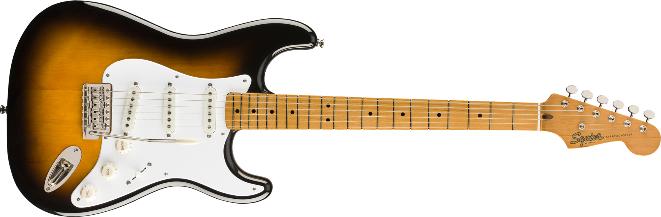 Squier Strat '50s Classic Vibe 2019 Mn 2019 - 2-color Sunburst - Guitare Électrique Forme Str - Main picture