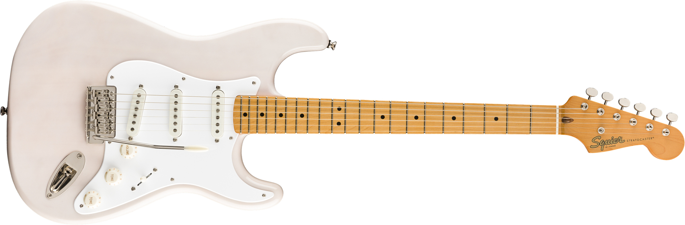 Squier Strat '50s Classic Vibe 2019 Mn 2019 - White Blonde - Guitare Électrique Forme Str - Main picture