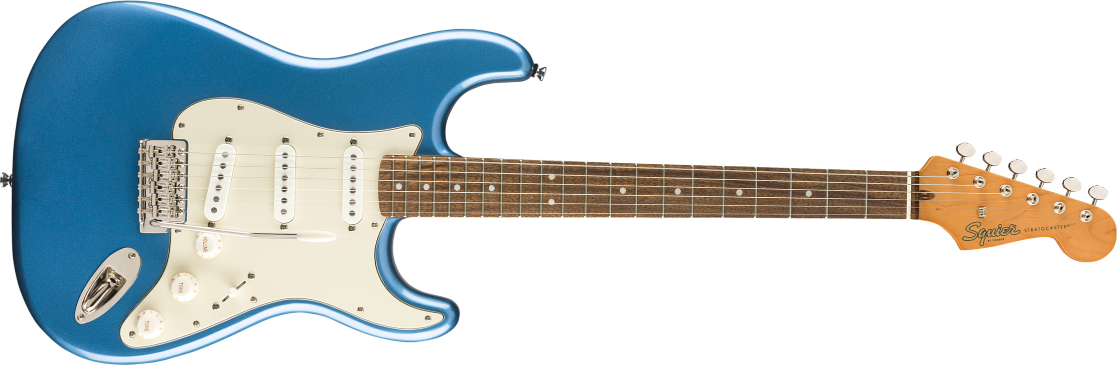 Squier Strat '60s Classic Vibe 2019 Lau 2019 - Lake Placid Blue - Guitare Électrique Forme Str - Main picture