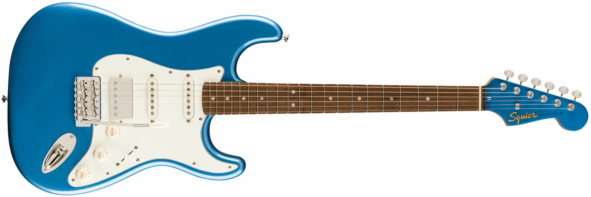 Squier Strat 60s Classic Vibe Ltd Hss Trem Lau - Lake Placid Blue - Guitare Électrique RÉtro Rock - Main picture