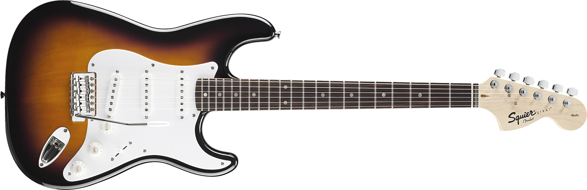 Squier Strat Affinity Series 3s Lau - Brown Sunburst - Guitare Électrique Forme Str - Main picture