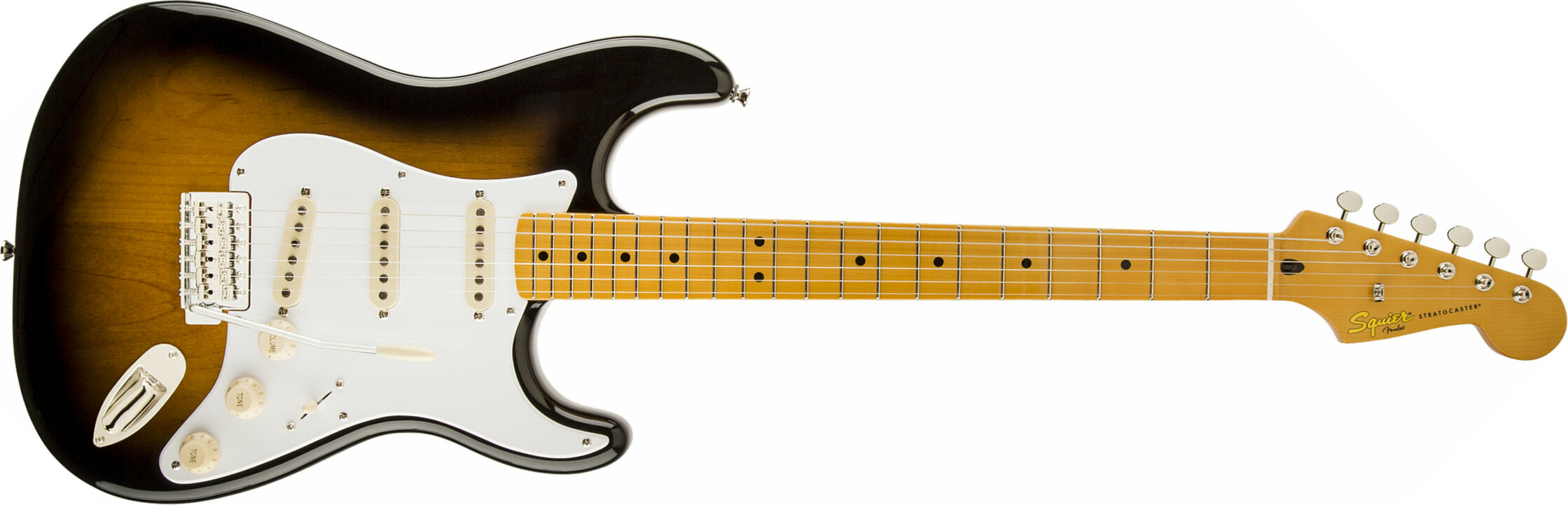 Squier Strat Classic Vibe '50s Mn - 2-color Sunburst - Guitare Électrique Forme Str - Main picture