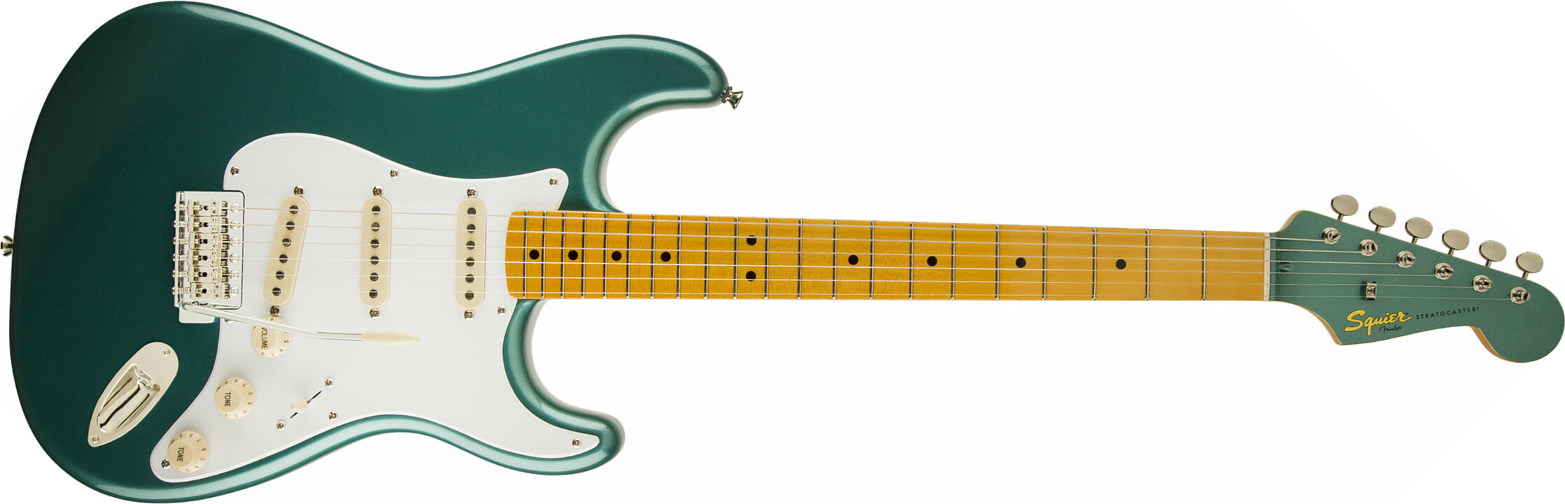 Squier Strat Classic Vibe '50s Mn - Sherwood Green Metallic - Guitare Électrique Forme Str - Main picture
