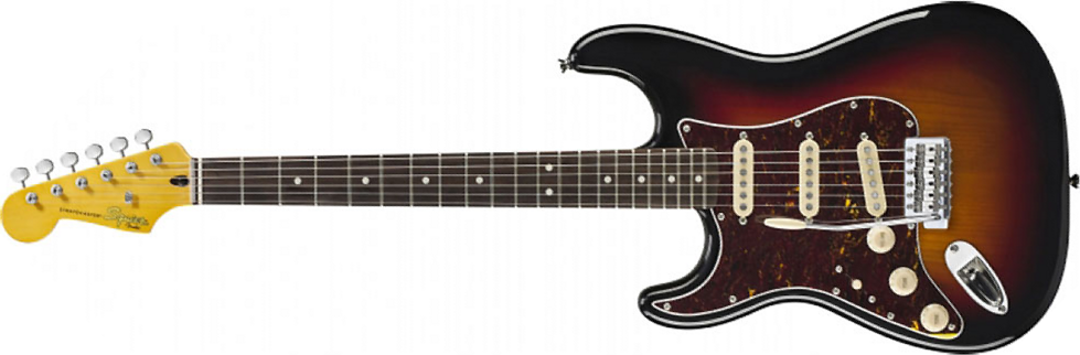 Squier Strat Classic Vibe '60s Lh Gaucher Rw - 3-color Sunburst - Guitare Électrique Gaucher - Main picture