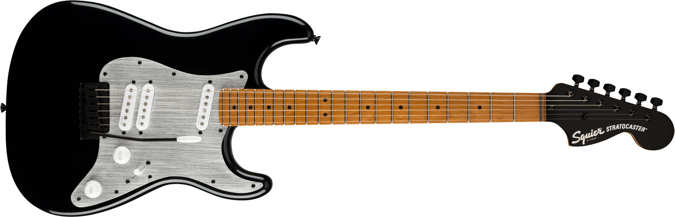 Squier Strat Contemporary Special Sss Trem Mn - Black - Guitare Électrique Forme Str - Main picture
