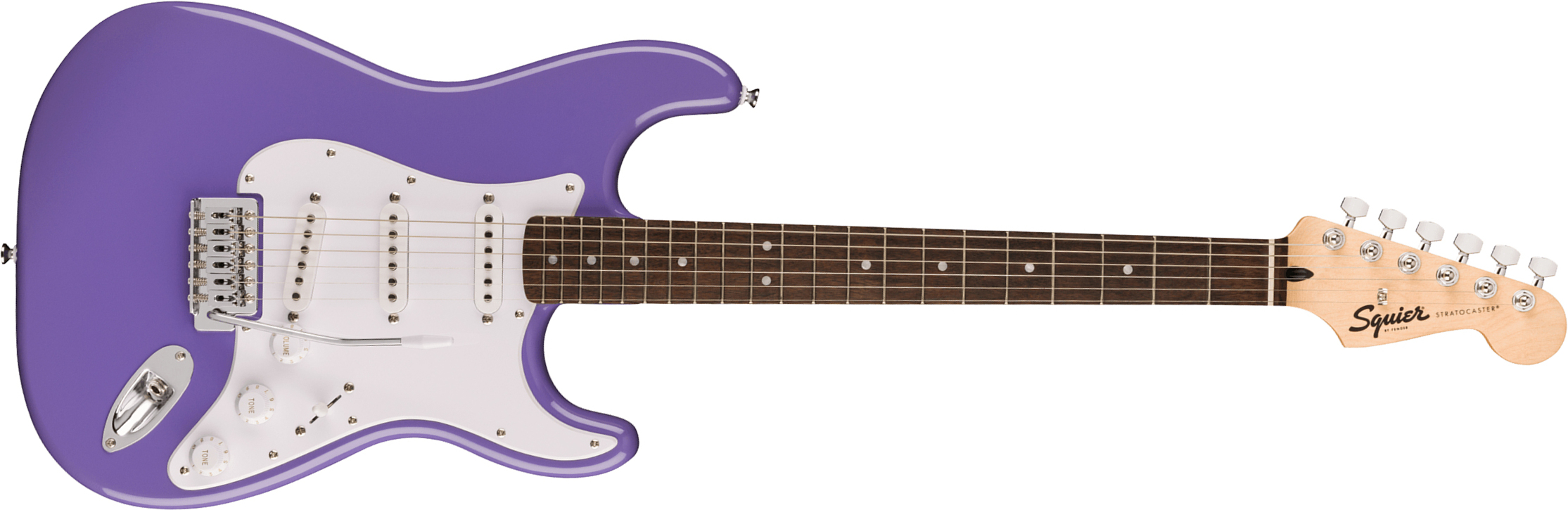 Squier Strat Sonic 3s Trem Lau - Ultraviolet - Guitare Électrique Forme Str - Main picture
