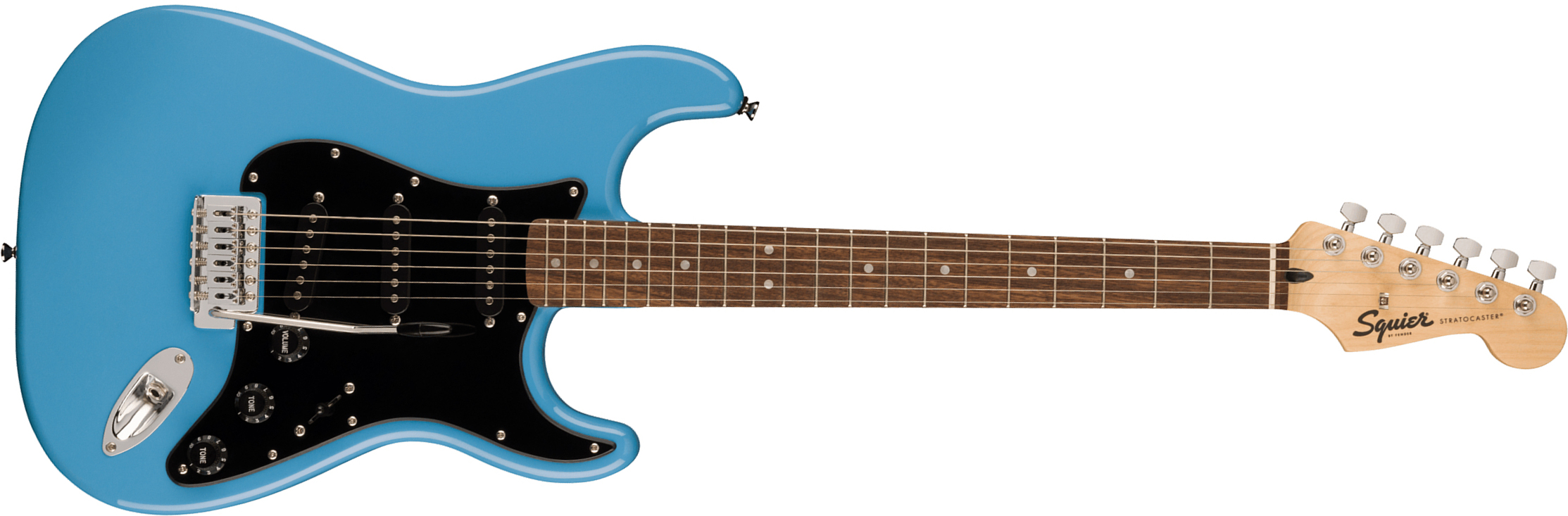 Squier Strat Sonic 3s Trem Lau - California Blue - Guitare Électrique Forme Str - Main picture