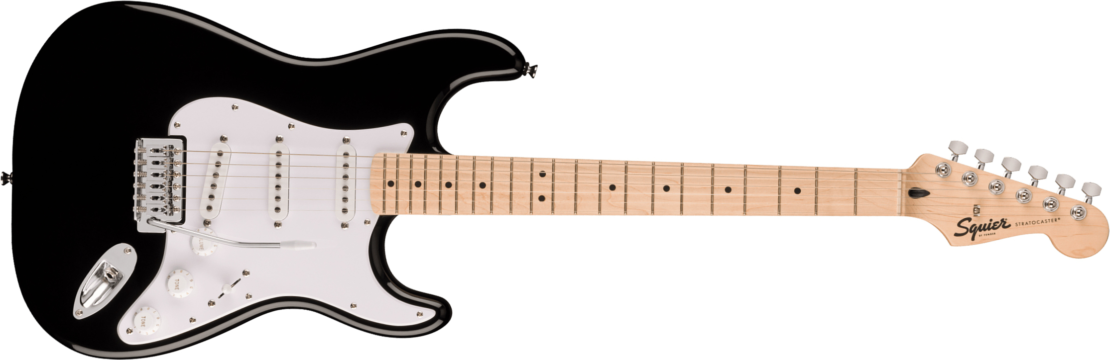 Guitare électrique forme str Squier Sonic Stratocaster - Black