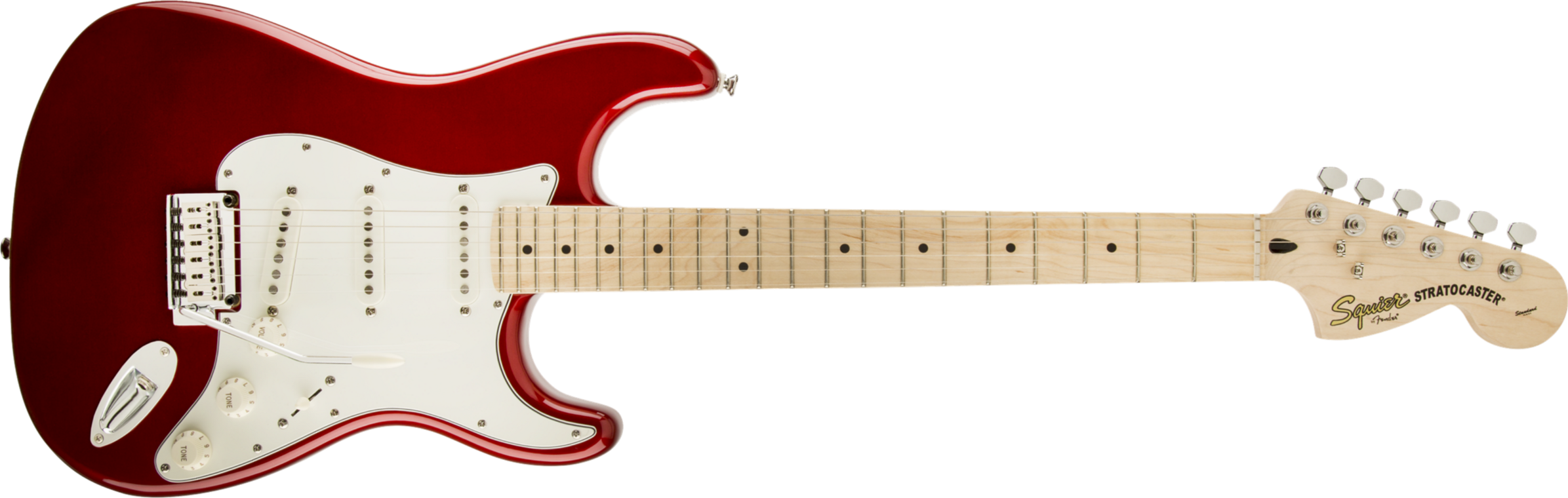 Squier Strat Standard Mn - Candy Apple Red - Guitare Électrique Forme Str - Main picture
