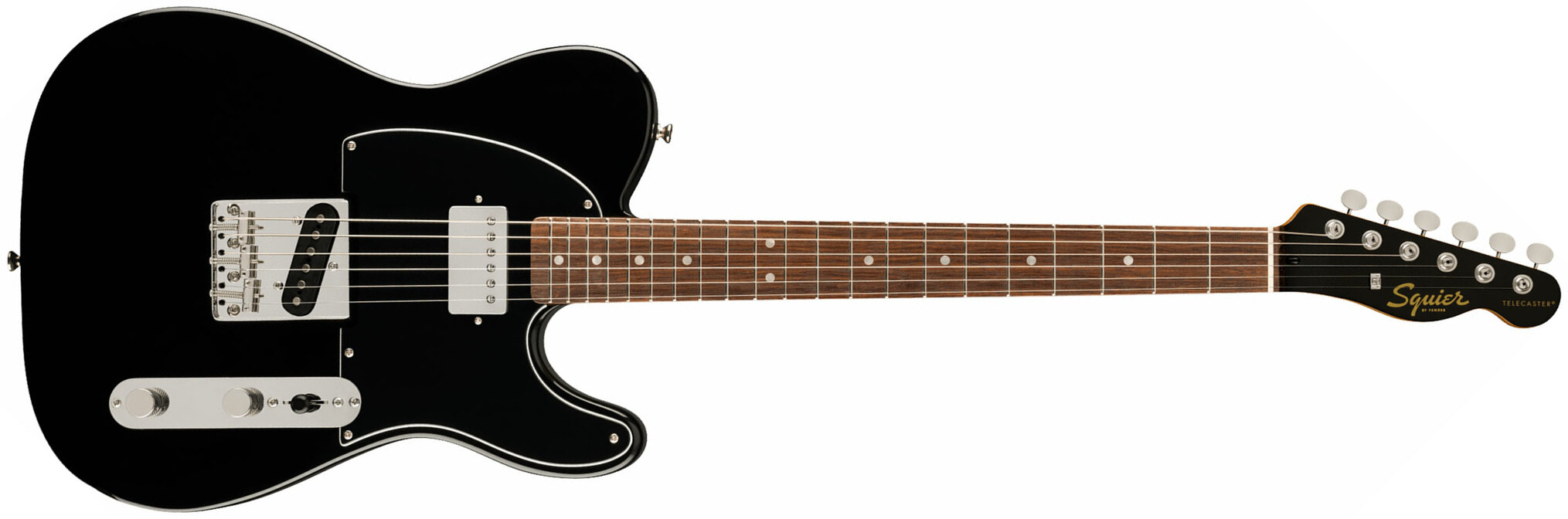Squier Tele 60s Classic Vibe Ltd Sh Ht Lau - Black - Guitare Électrique RÉtro Rock - Main picture