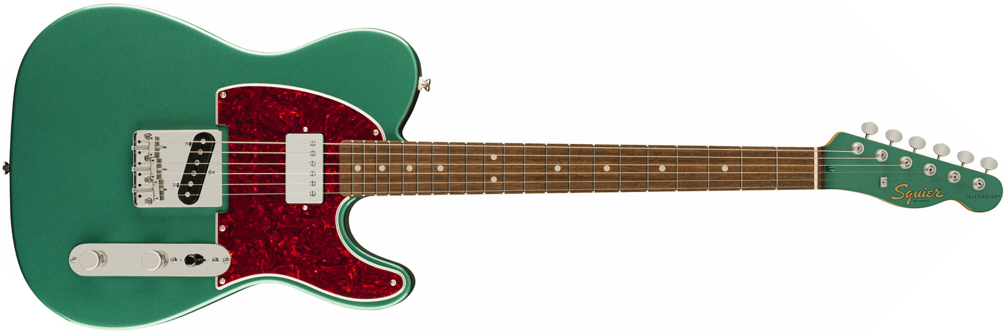 Squier Tele 60s Classic Vibe Ltd Sh Ht Lau - Sherwood Green W. Matching Headstock - Guitare Électrique Forme Tel - Main picture