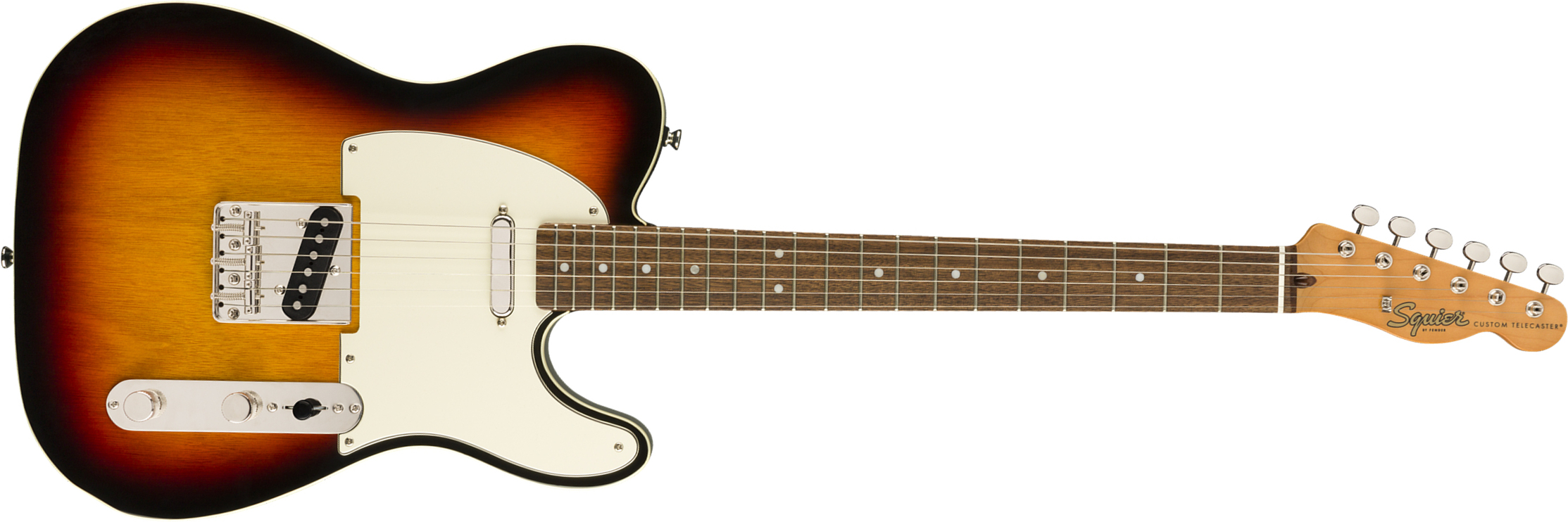 Squier Tele '60s Custom Classic Vibe 2019 Mn - 3-color Sunburst - Guitare Électrique Forme Tel - Main picture