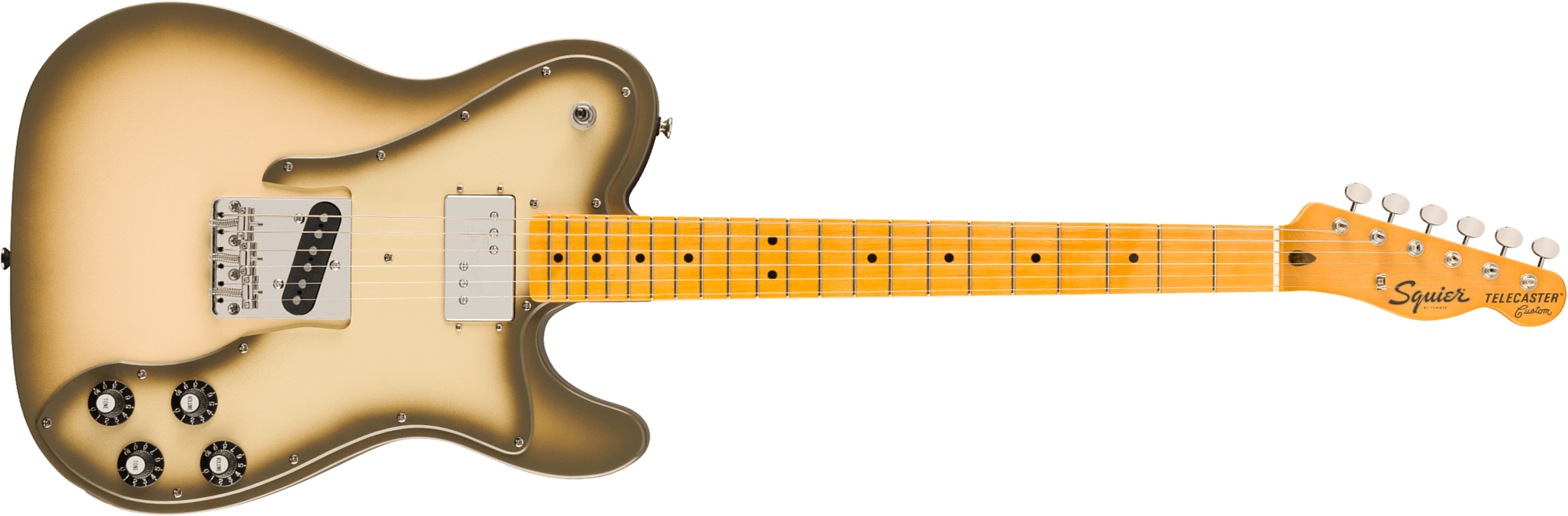 Squier Tele 70s Custom Classic Vibe Ltd Sh Ht Mn - Antigua - Guitare Électrique Forme Tel - Main picture