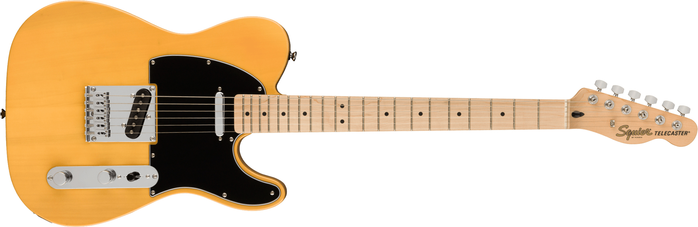 Squier Tele Affinity 2021 2s Mn - Butterscotch Blonde - Guitare Électrique Forme Tel - Main picture