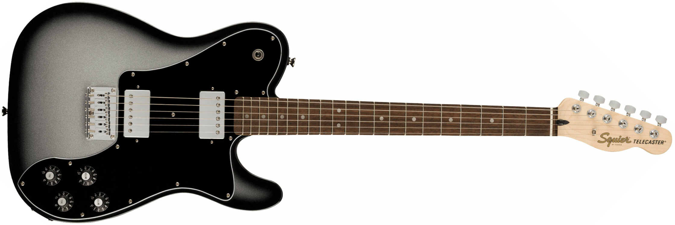 Squier Tele Affinity Deluxe Fsr Ltd Hh Ht Lau - Silverburst - Guitare Électrique Forme Tel - Main picture