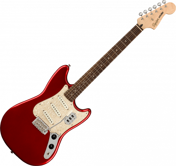 Guitare électrique solid body Squier Cyclone Paranormal - Candy apple red