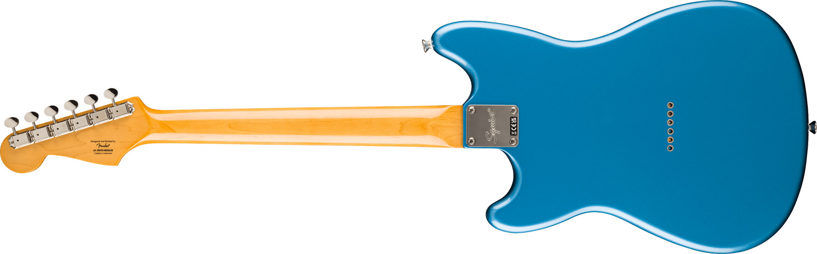 Squier Duo-sonic Hs Classic Vibe Shsc Ht Lau - Lake Placid Blue - Guitare Électrique RÉtro Rock - Variation 1