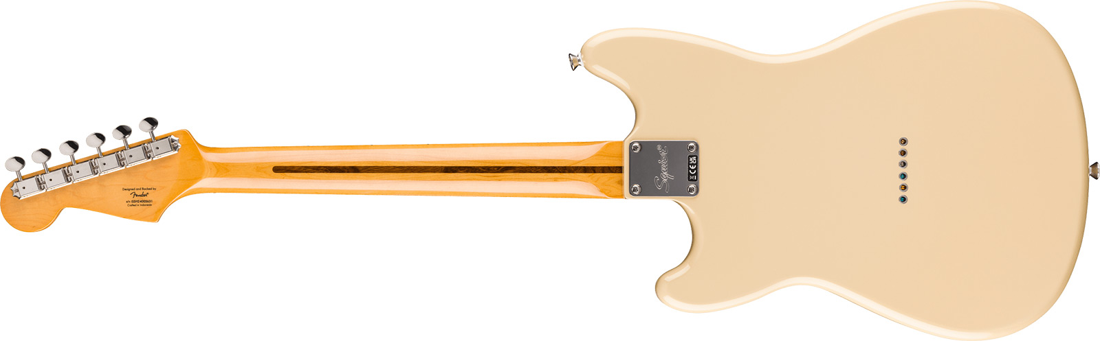 Squier Duo-sonic Hs Classic Vibe Shsc Ht Lau - Desert Sand - Guitare Électrique RÉtro Rock - Variation 1