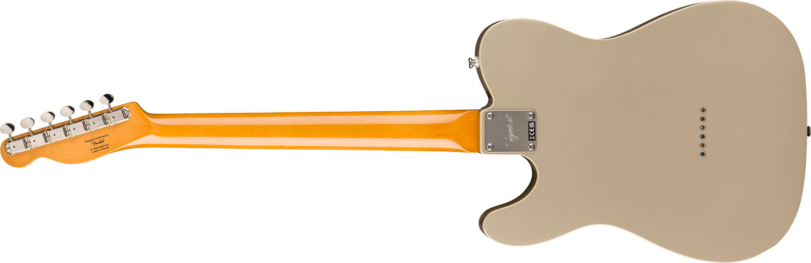 Squier Esquire / Tele Custom 60s Classic Vibe Fsr Ltd 1s Ht Lau - Shoreline Gold - Guitare Électrique Forme Tel - Variation 1