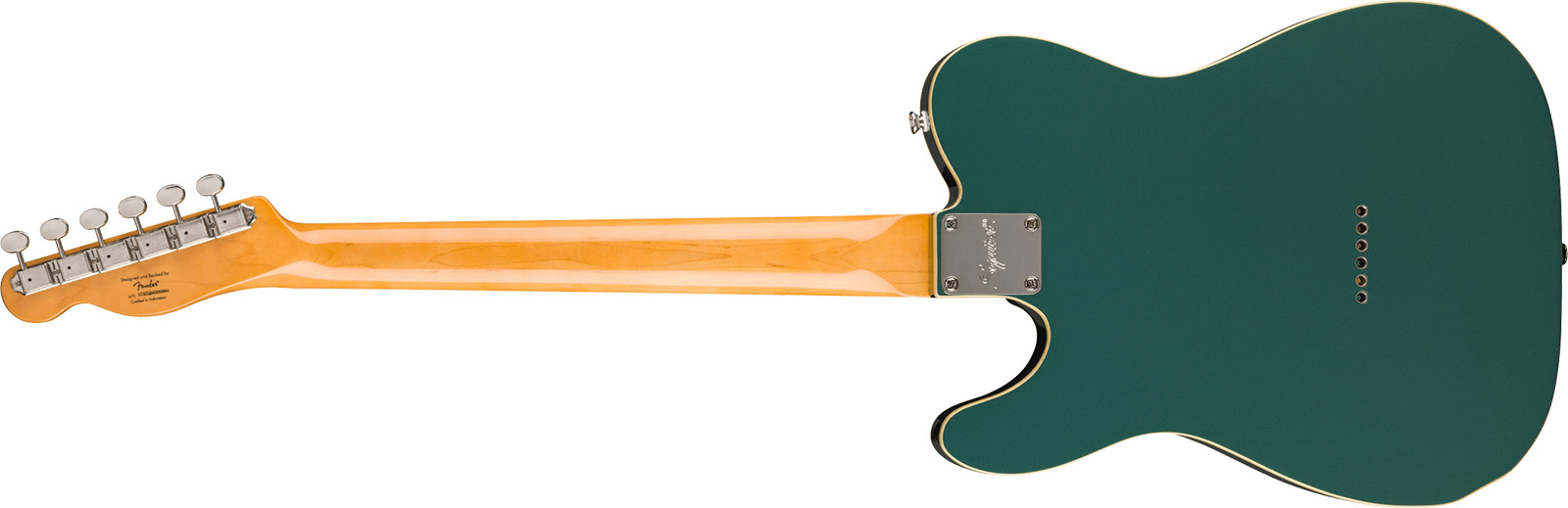 Squier Esquire / Tele Custom Classic Vibe 1s Ht Lau - Sherwood Green - Guitare Électrique Forme Tel - Variation 1