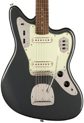 Guitare électrique rétro rock Squier FSR Classic Vibe '60s Jaguar - Charcoal frost metallic