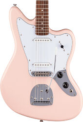 Guitare électrique rétro rock Squier FSR Affinity Jaguar - shell pink