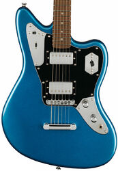 Guitare électrique rétro rock Squier FSR Contemporary Jaguar HH ST Ltd - Lake placid blue