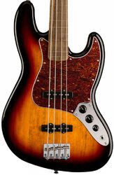 Basse électrique solid body Squier Classic Vibe '60s Jazz Bass Fretless (LAU) - 3-color sunburst
