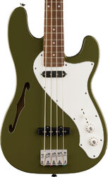 Basse électrique solid body Squier Paranormal Precision Bass Thinline SJ - olive