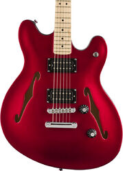 Guitare électrique 1/2 caisse Squier Affinity Series Starcaster - Candy apple red