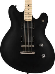 Guitare électrique rétro rock Squier Contemporary Active Starcaster - Flat black