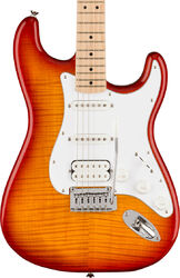 Guitare électrique forme str Squier Affinity Series Stratocaster FMT HSS (MN) - Sienna sunburst