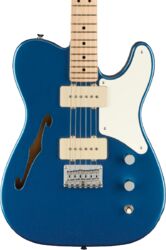 Guitare électrique forme tel Squier Paranormal Cabronita Telecaster Thinline - Lake placid blue